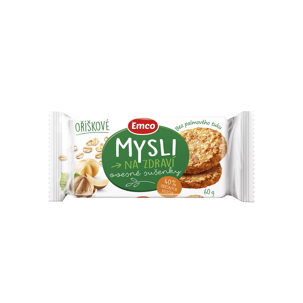 Mysli sušenky oříšek 60g